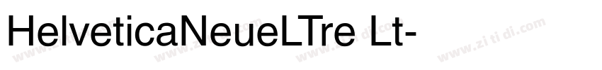 HelveticaNeueLTre Lt字体转换